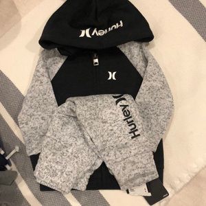 NWT Hurley 🏄‍♂️ Zip up Sweater and Sweatpants Set
